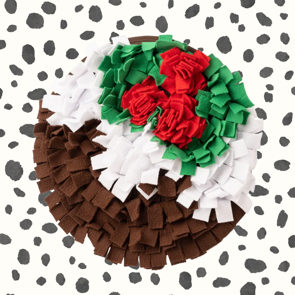 Christmas Pudding Snuffle Mat for Dogs
