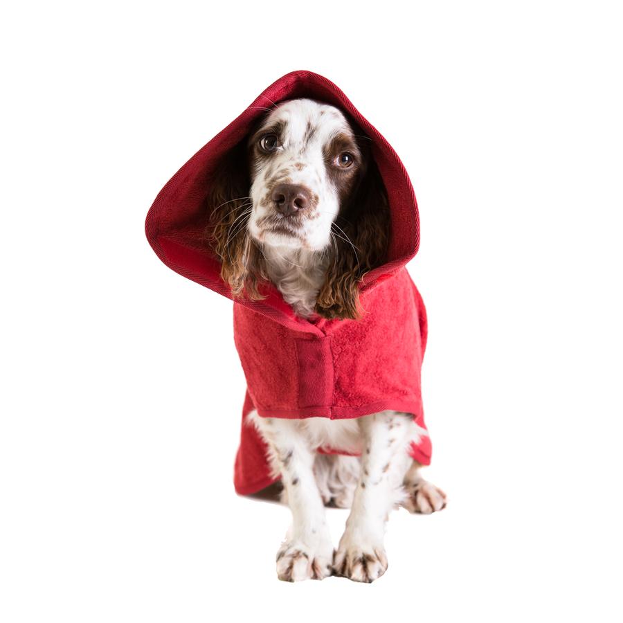 The Ultimate Dog Drying Coat - Brick Red | Ruff & Tumble – DOGHOUSE