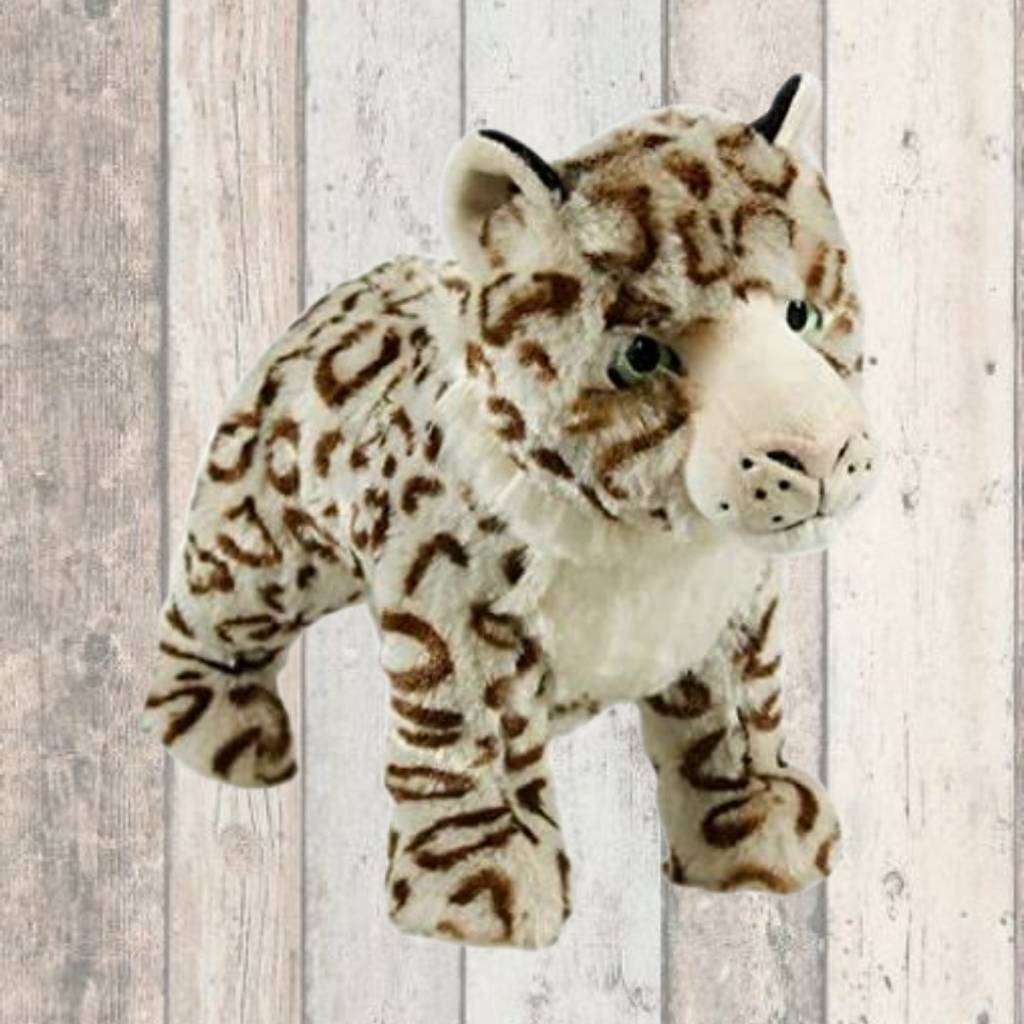 Snow Leopard Soft Dog Toy