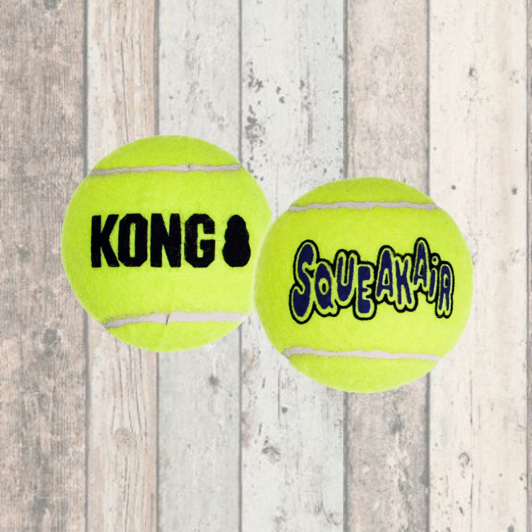 Kong SqueakAir Tennis Balls Classic Dog Toys Kong Doghouse