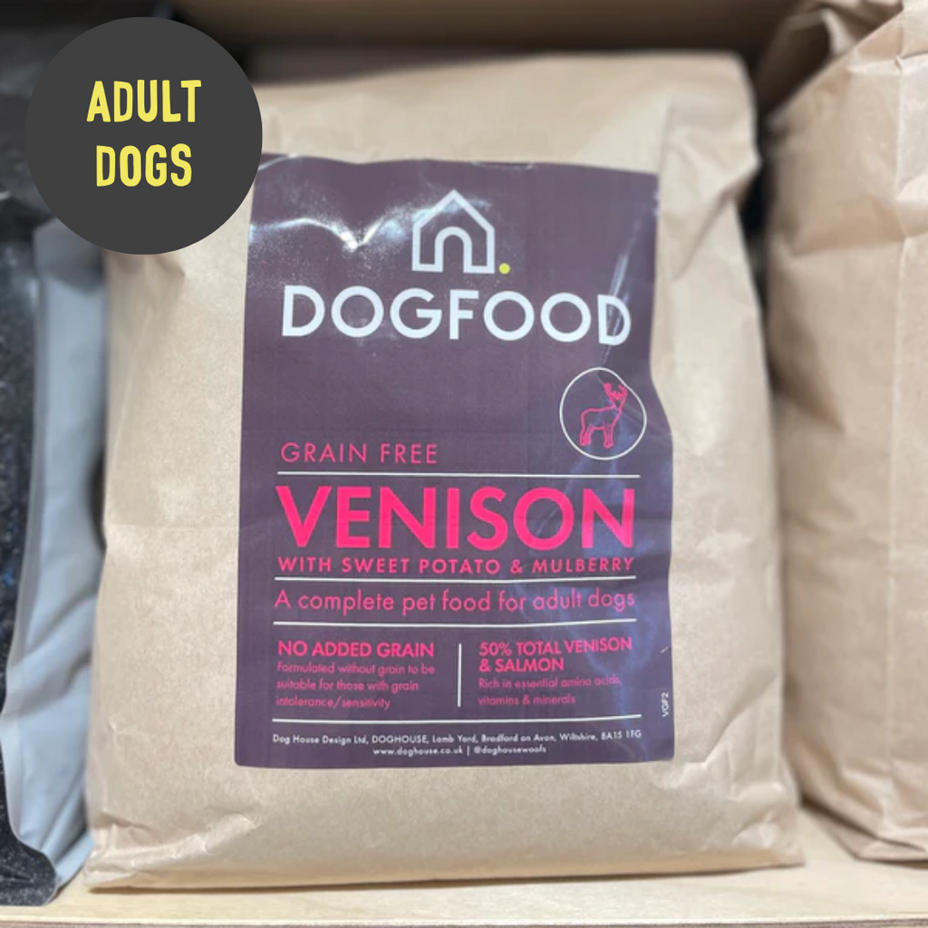 DOGFOOD Grain Free Venison for Adult Dogs | DOGHOUSE Dry Food